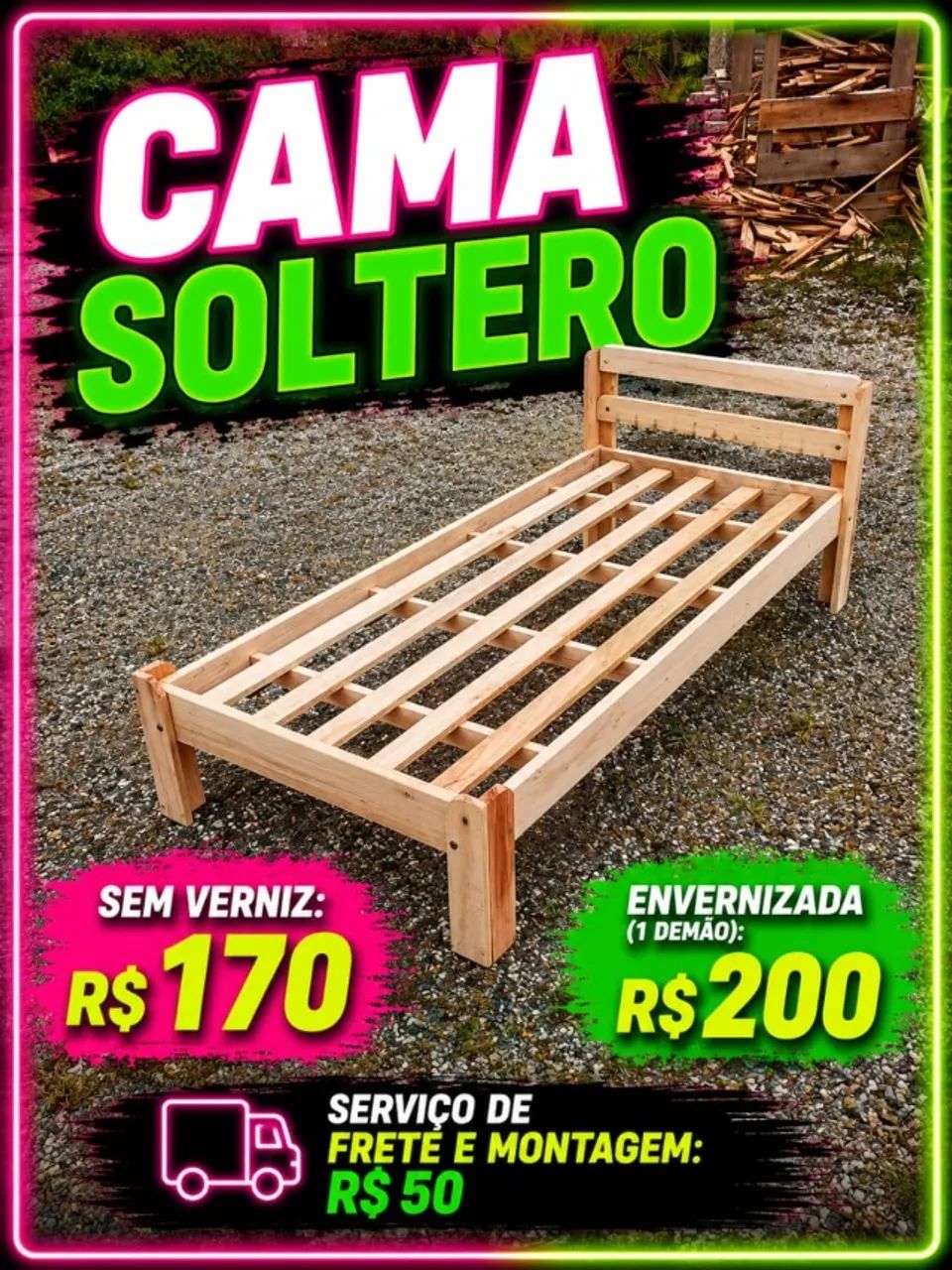 CAMA SOLTEIRO SIMPLE