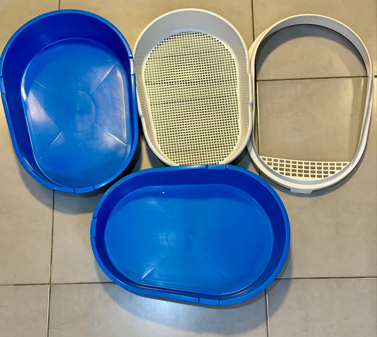 Banheiro Furacão Pet Furba na cor azul para Gatos- NOVO - Foto 3