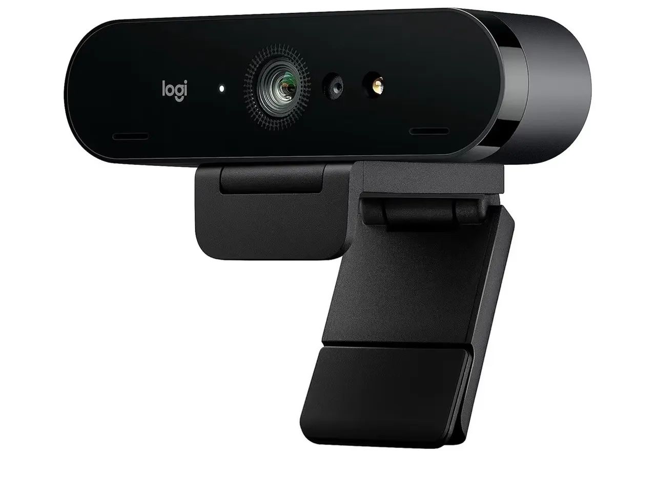Web Cam 4K Logitech Brio Preta 