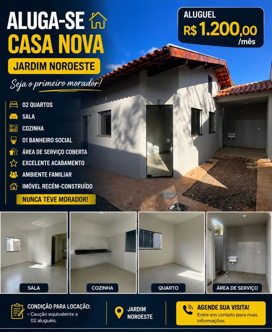 Casa para locação 