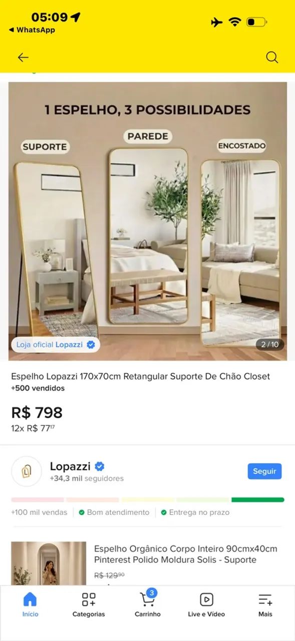 Espelho  - Foto 2