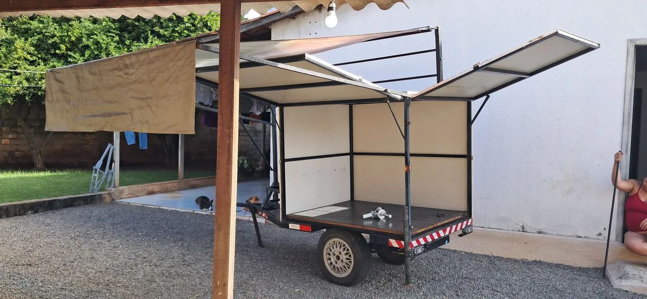 Carretinha fechada pra feira eventos - Foto 5