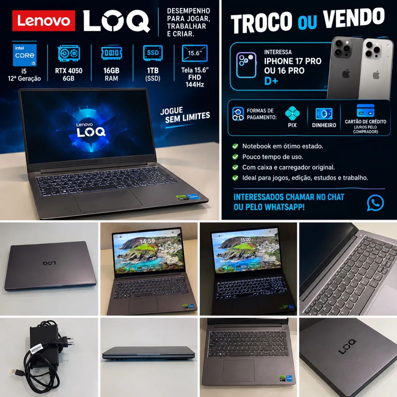 Notebook Lenovo LOQ - Foto 2