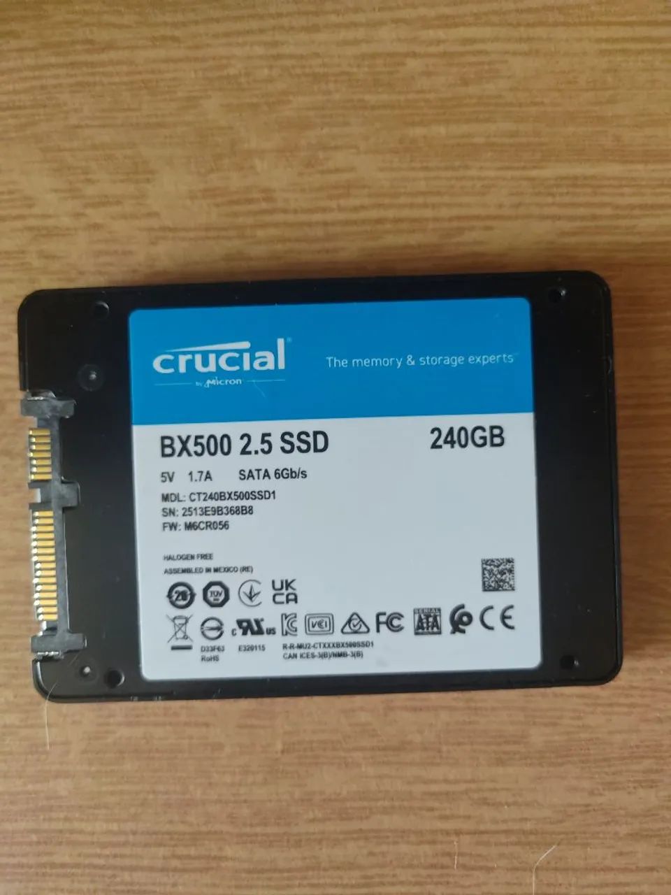 SSD Crucial Sata 240GB