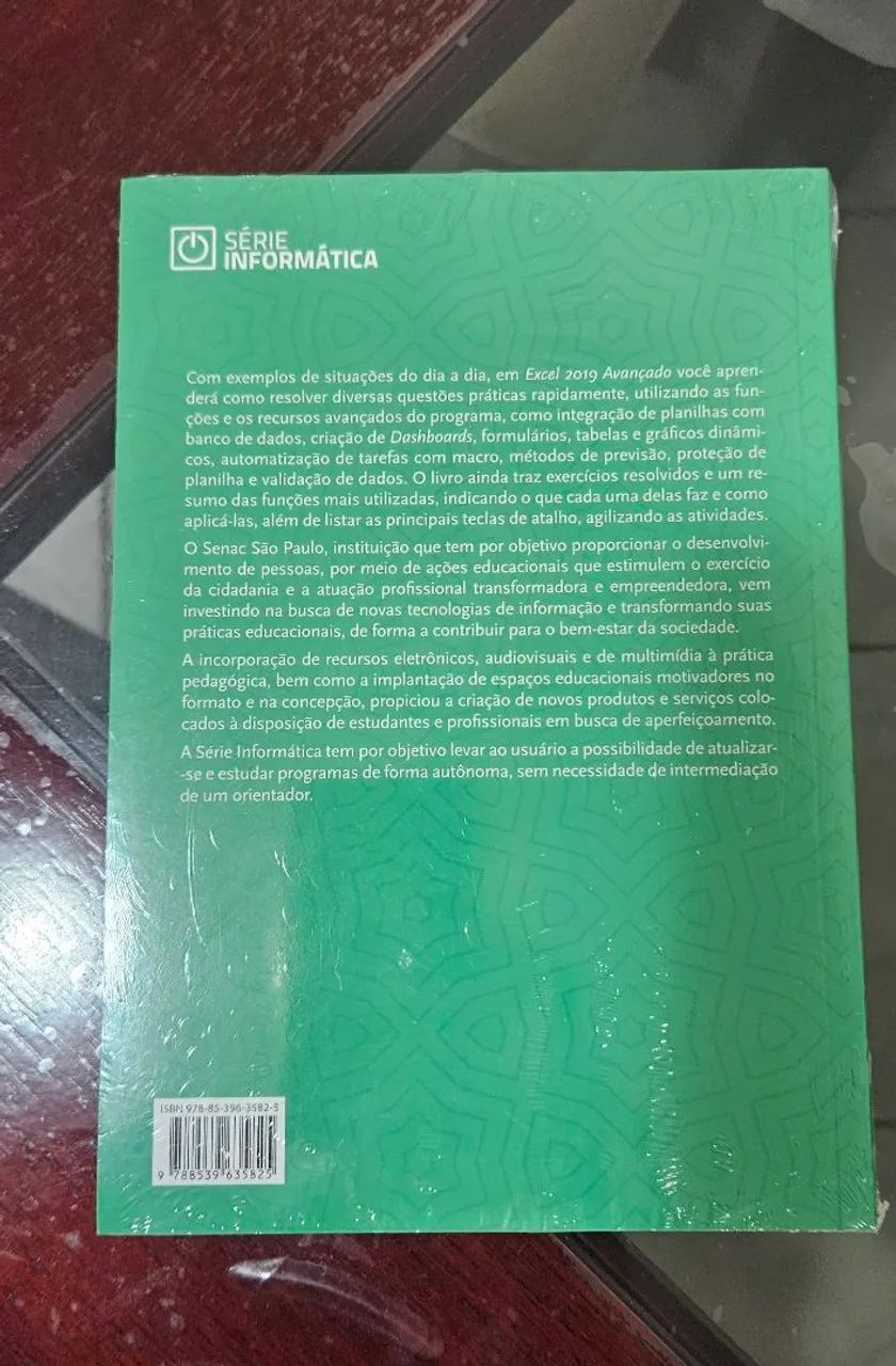 livro excel 2019 Senac - Foto 4