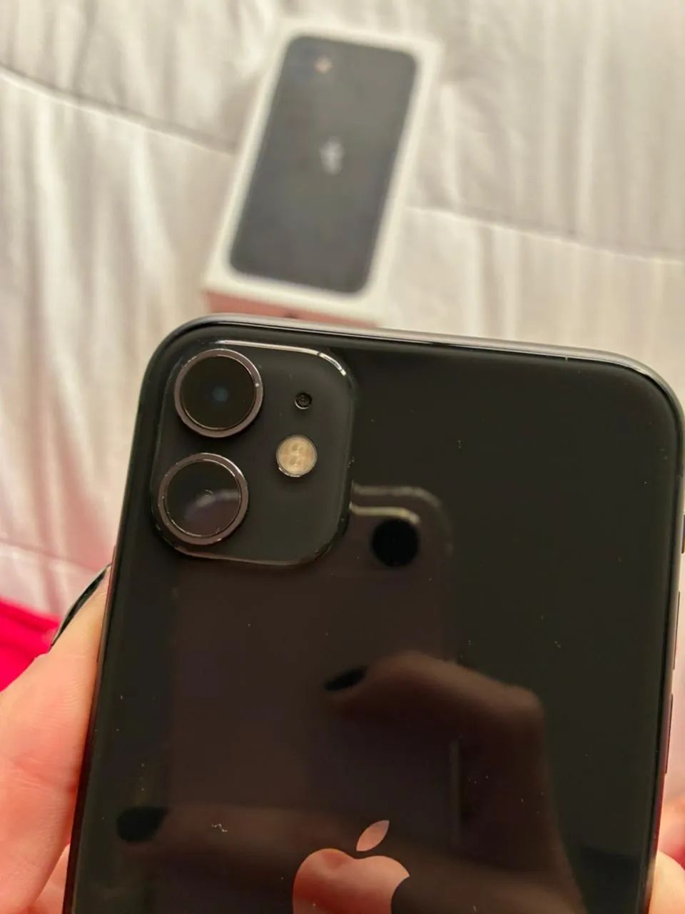iPhone 11 64GB Preto - Face ID OK - Bateria 77% - Completo com