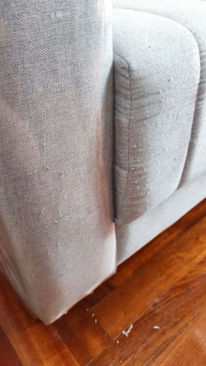 Vendo um lindo sofá de linho 180metros - Foto 4