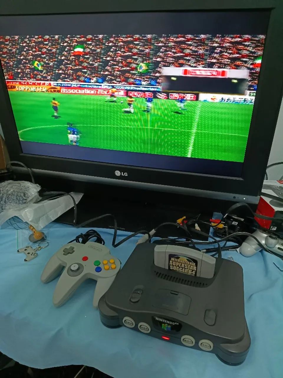 Nintendo 64 na caixa, funcionando perfeitamente - Foto 3