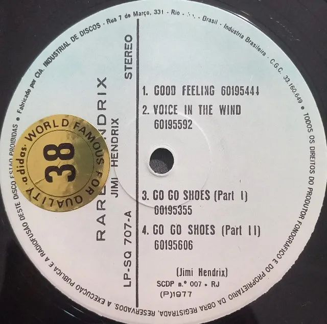Disco de Vinil LP Jimi Hendrix Rare Hendrix - Foto 4