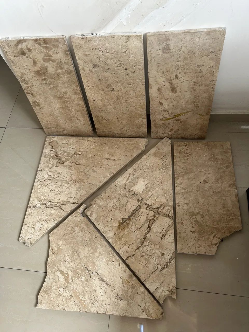 Mármore travertino (pecas recortadas) - Foto 2