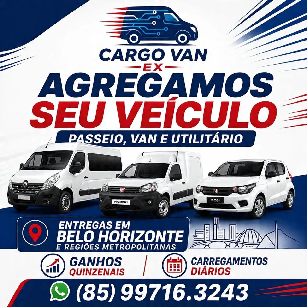 Agregados seu veículo - entregas