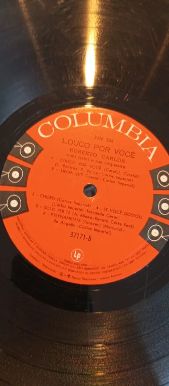 Lp Vinil Roberto Carlos Louco Por Você Sem Capa  - Foto 2