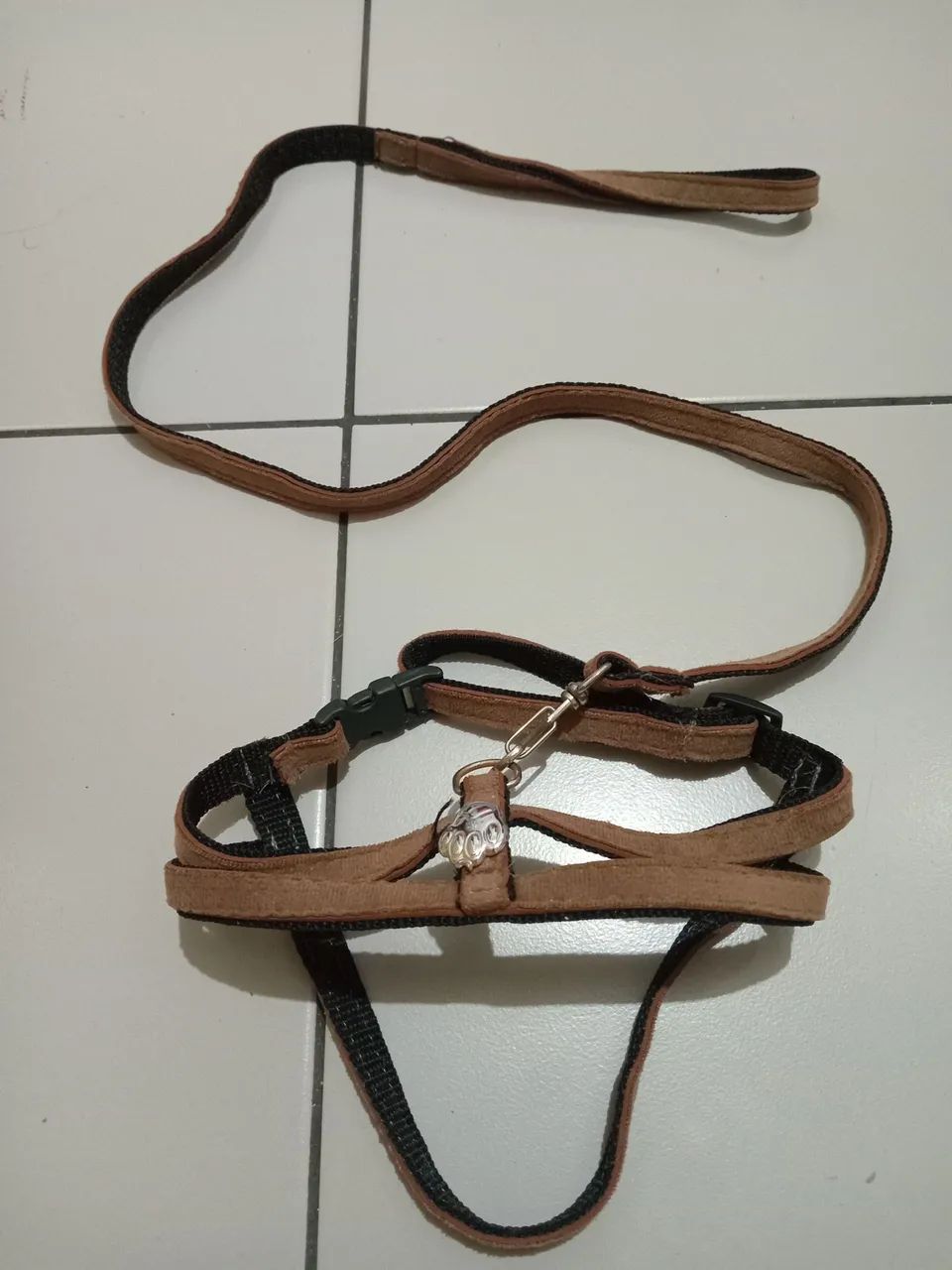 Peitoral e guia para cães - Foto 2