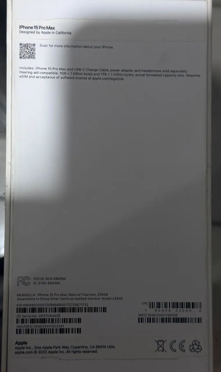 Vendo iPhone 15 Pro Max, usado em perfeito estado.Natural Titanium - Foto 2
