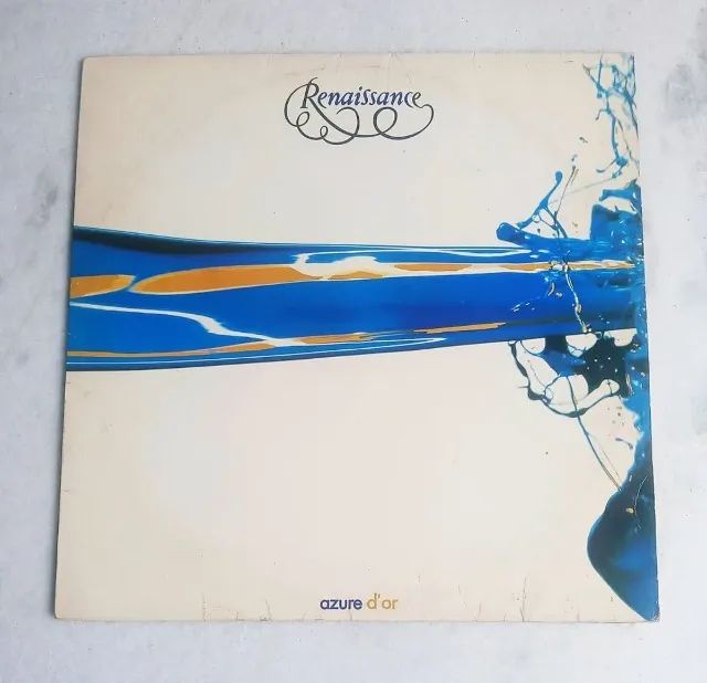 lp vinil - renaissance - azure d'or (1979) c/ encarte - CDs, DVDs