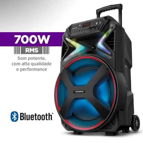 Caixa de som mondial cm 700w