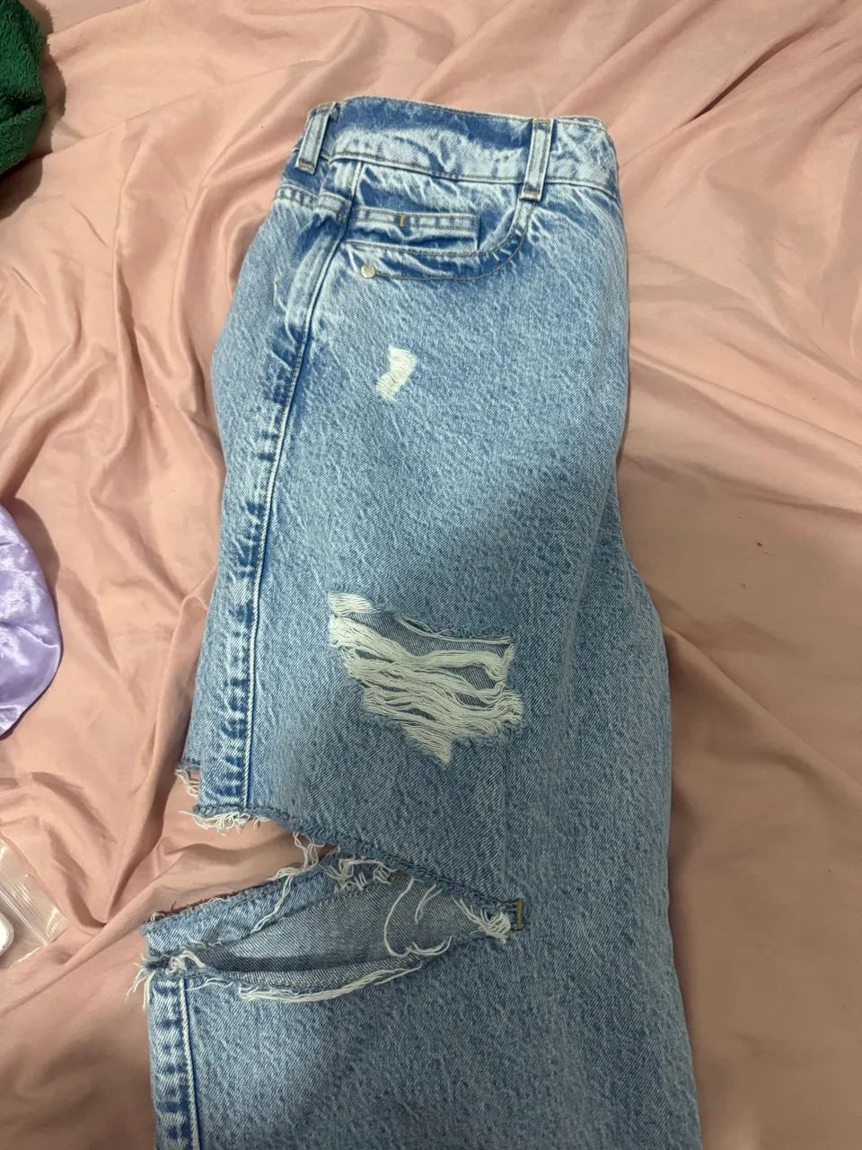 calça jeans claro zara  - Foto 5