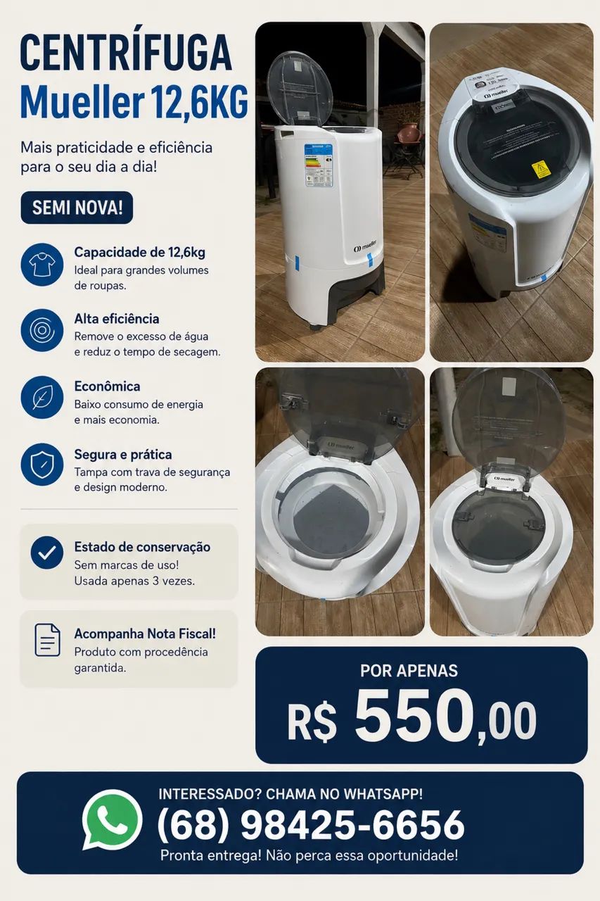 Centrifuga Mueller 12,6kg 
