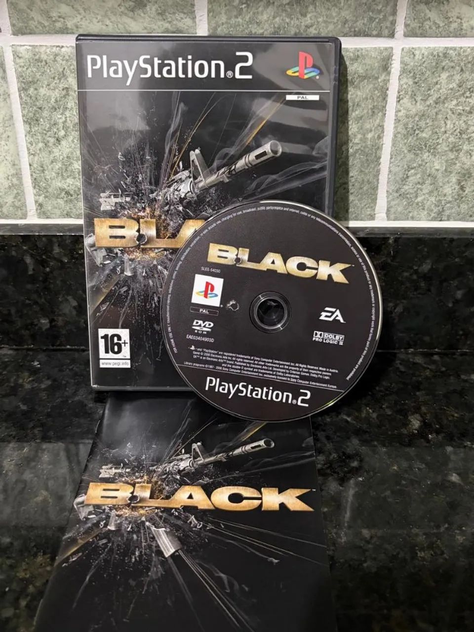 Black PS2 original 