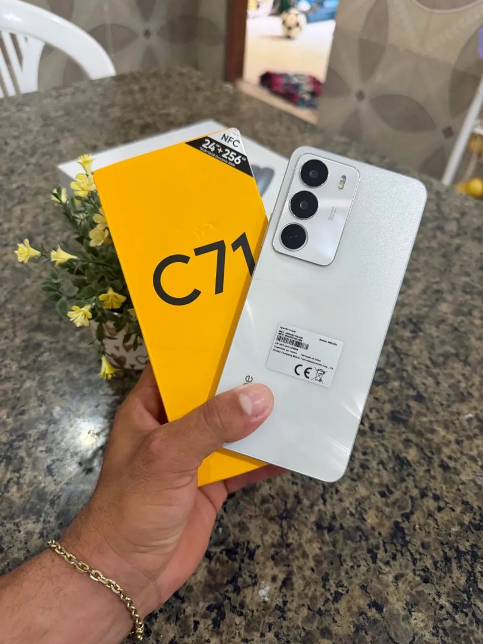 Celular c71 Realme 256 gigas branco - Foto 2