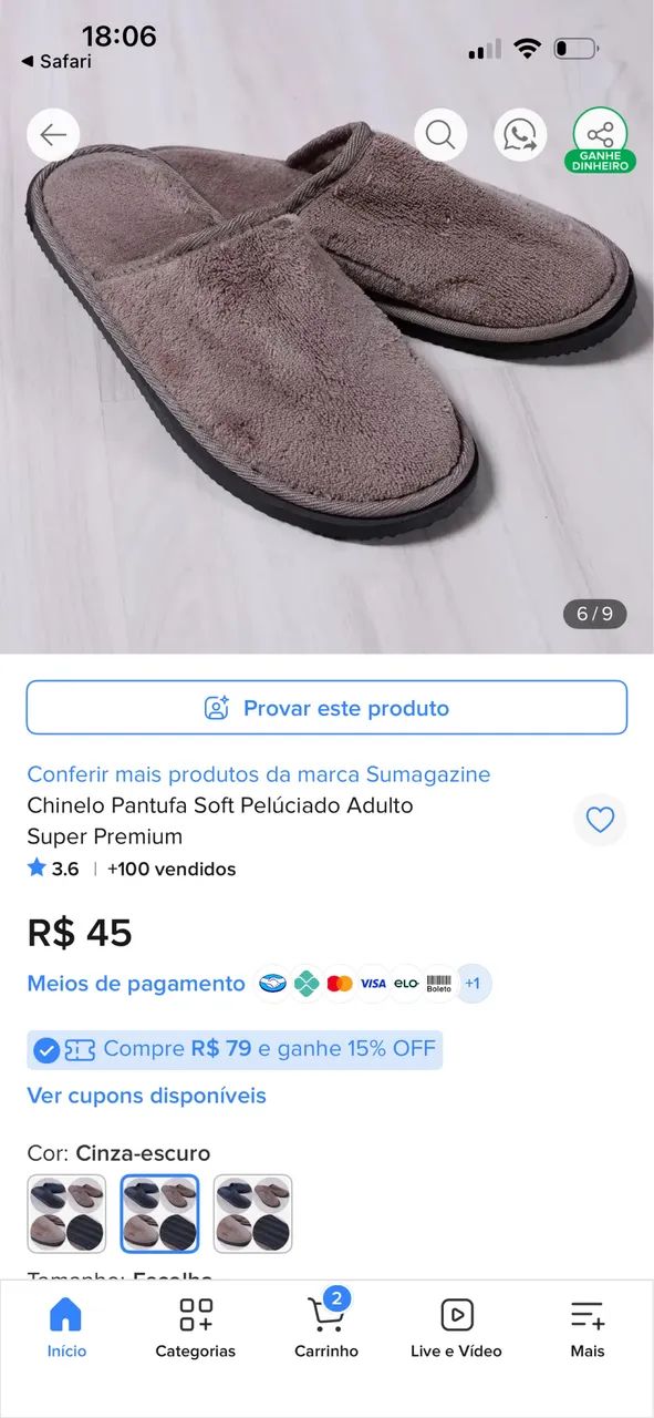 Pantufas Due Soft - Foto 3