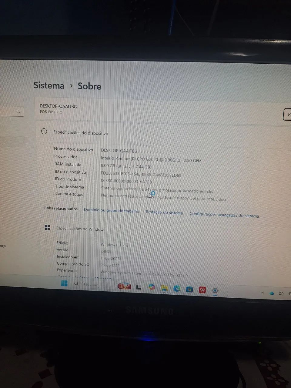 Micro completo com Windows 10 e todos os programas básicos bem rápido 4 Gb de memória - Foto 3