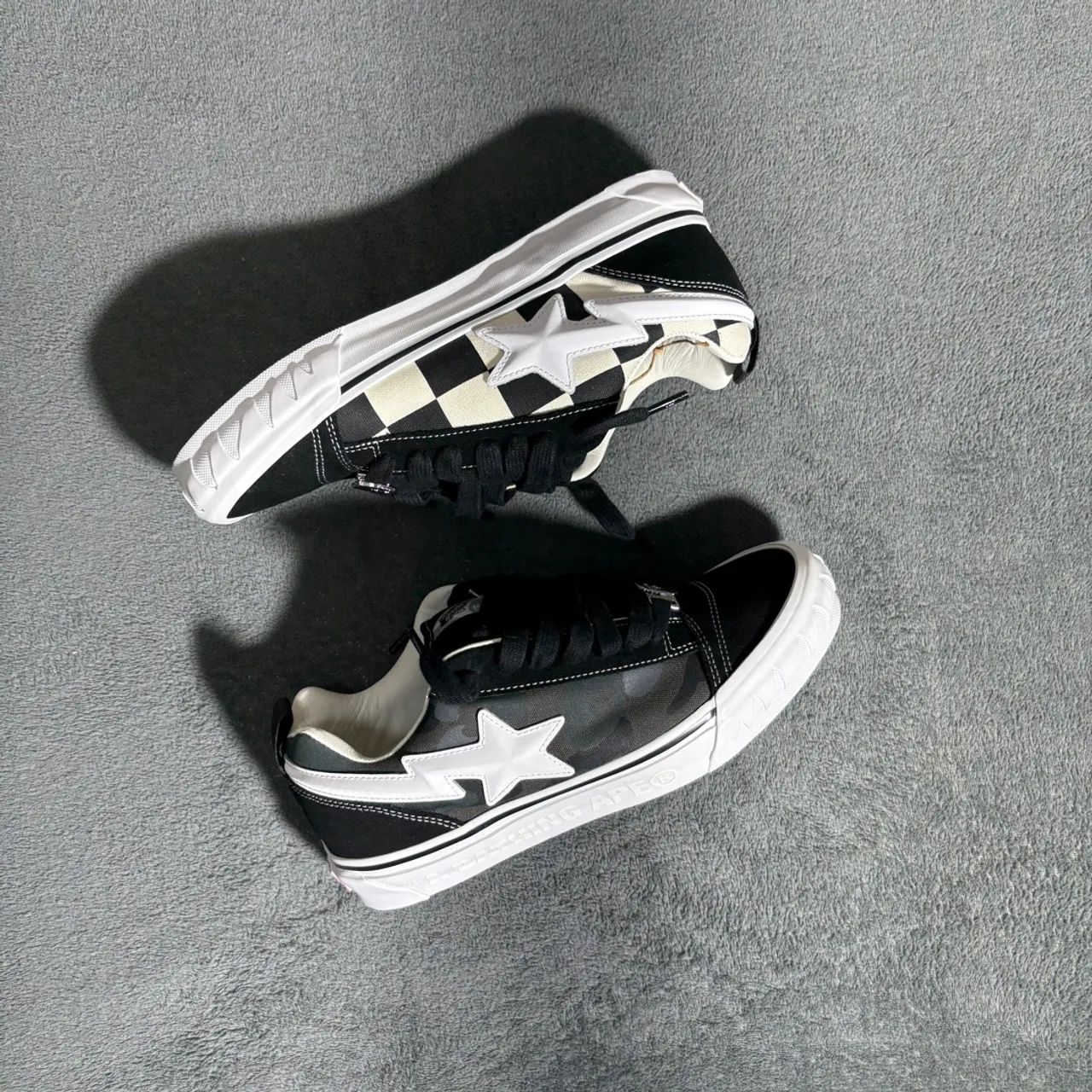 Vans x Bape Knu Skool Black Camo