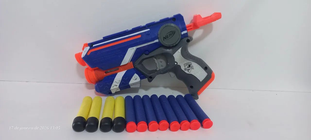 Nerf firestriker com mira da Hasbro - Foto 5