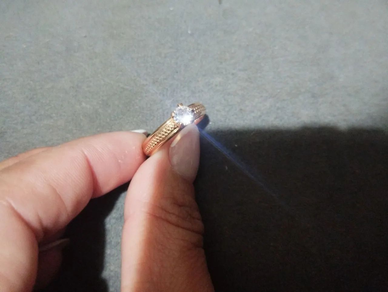 Anel Solitário Rommanel nunca usado - Foto 4