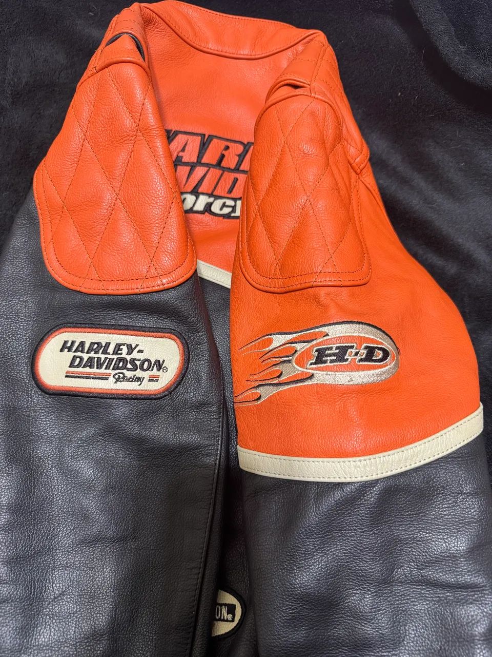 Jaqueta Couro Genuíno Original Harley Davidson - Foto 5