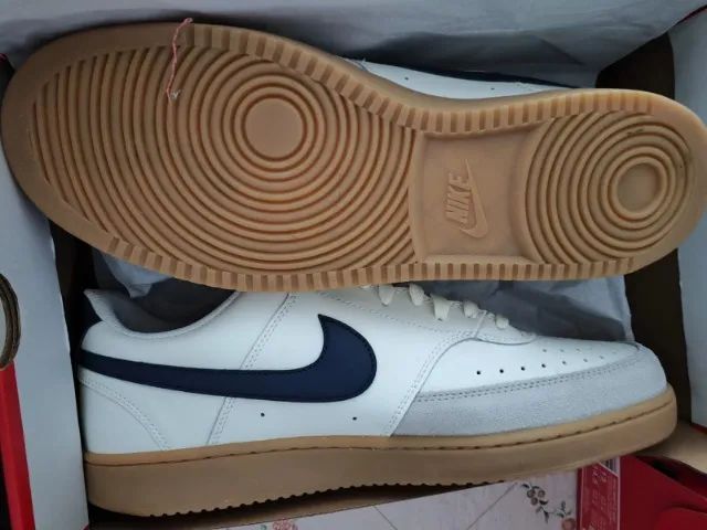 Nike Court Vision Low off white cinza - Foto 2