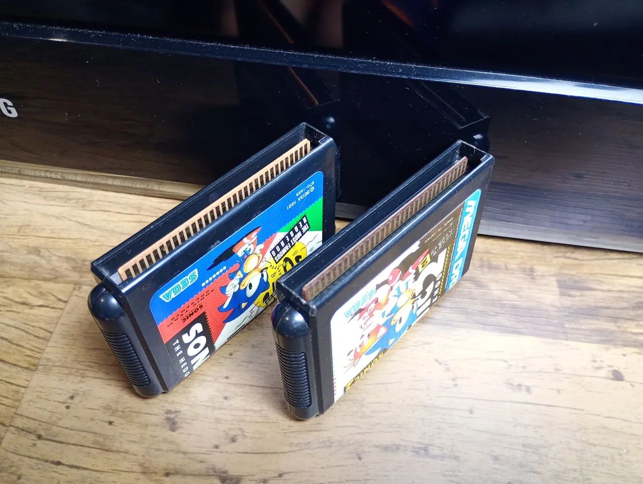 Sonic 1 e 2 Mega Drive japonês original  - Foto 3