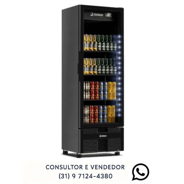 Cervejeira 565L Imbera Porta de Vidro