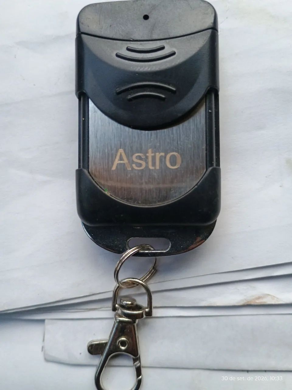 Controle para porta de rôlo automática