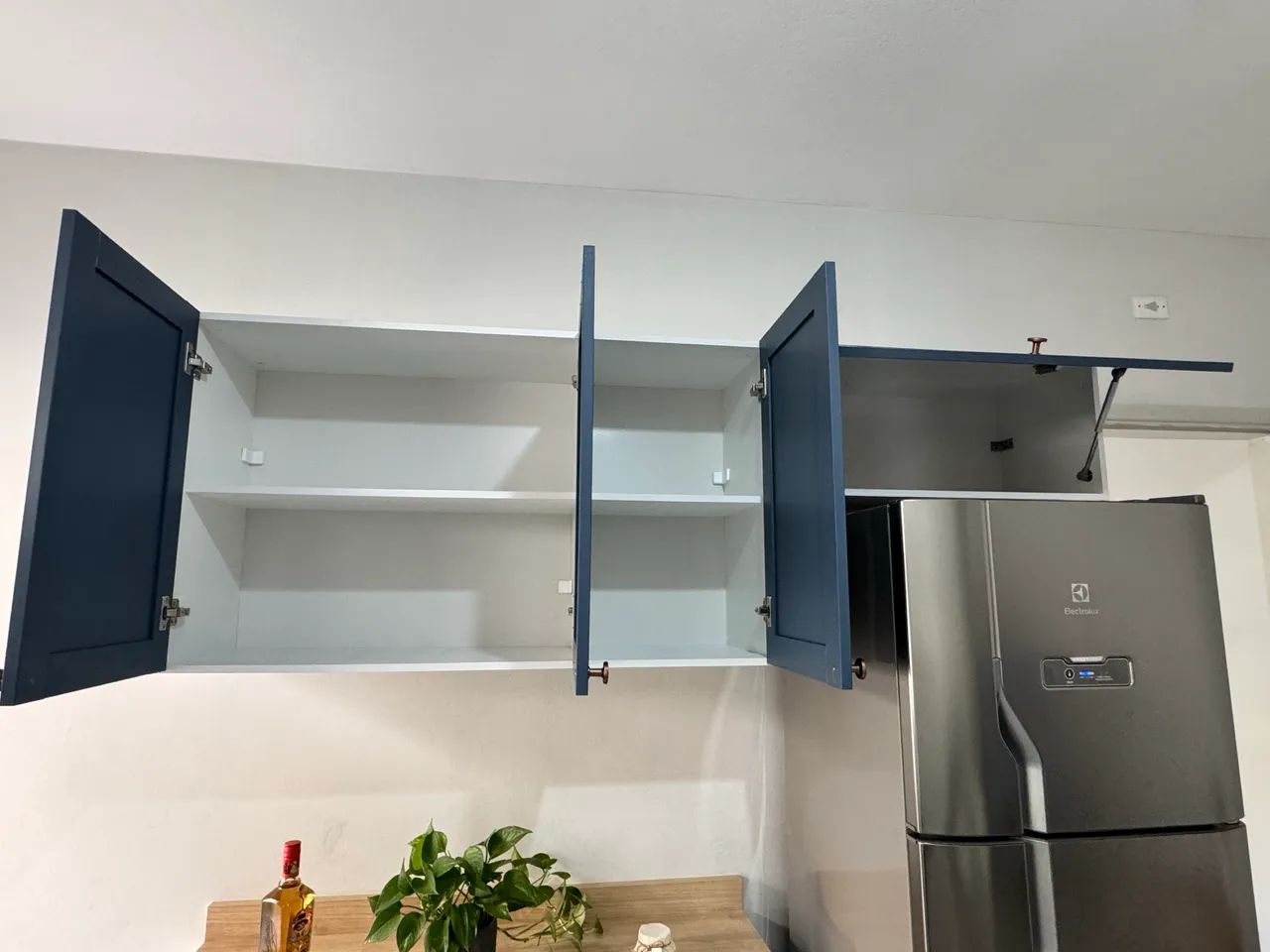 Cozinha Modulada 3 Peças com Tampo 2 Aéreos e Balcão - Foto 4