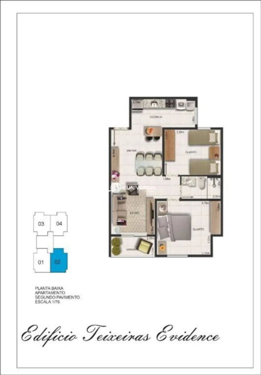Apartamento 2 quartos - Teixeiras - Foto 3