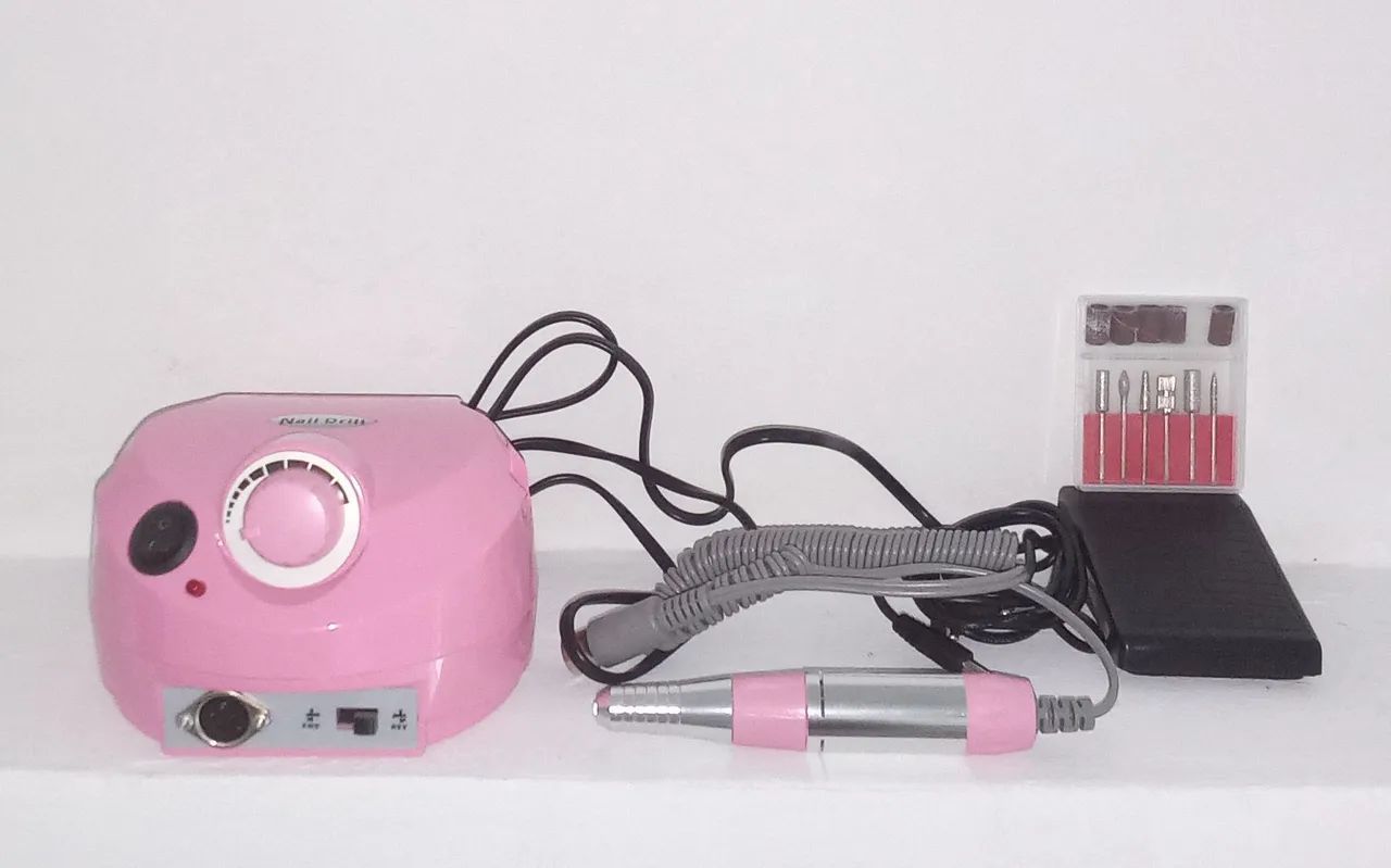 Lixa Elétrica de Unhas (Nail Drill) - Completa | Funcionando - Foto 4