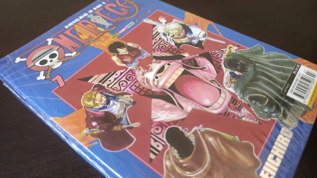 One Piece 3 em 1 Vol. 7 - Mangá Panini (Lacrado) - Livros e