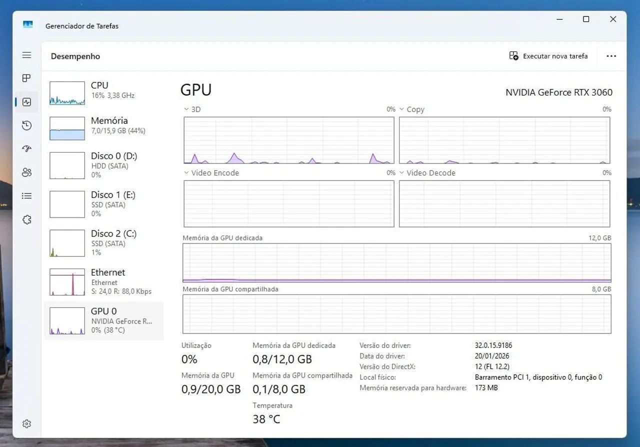 GeForce RTX 3060 12GB Galaxy - Foto 3