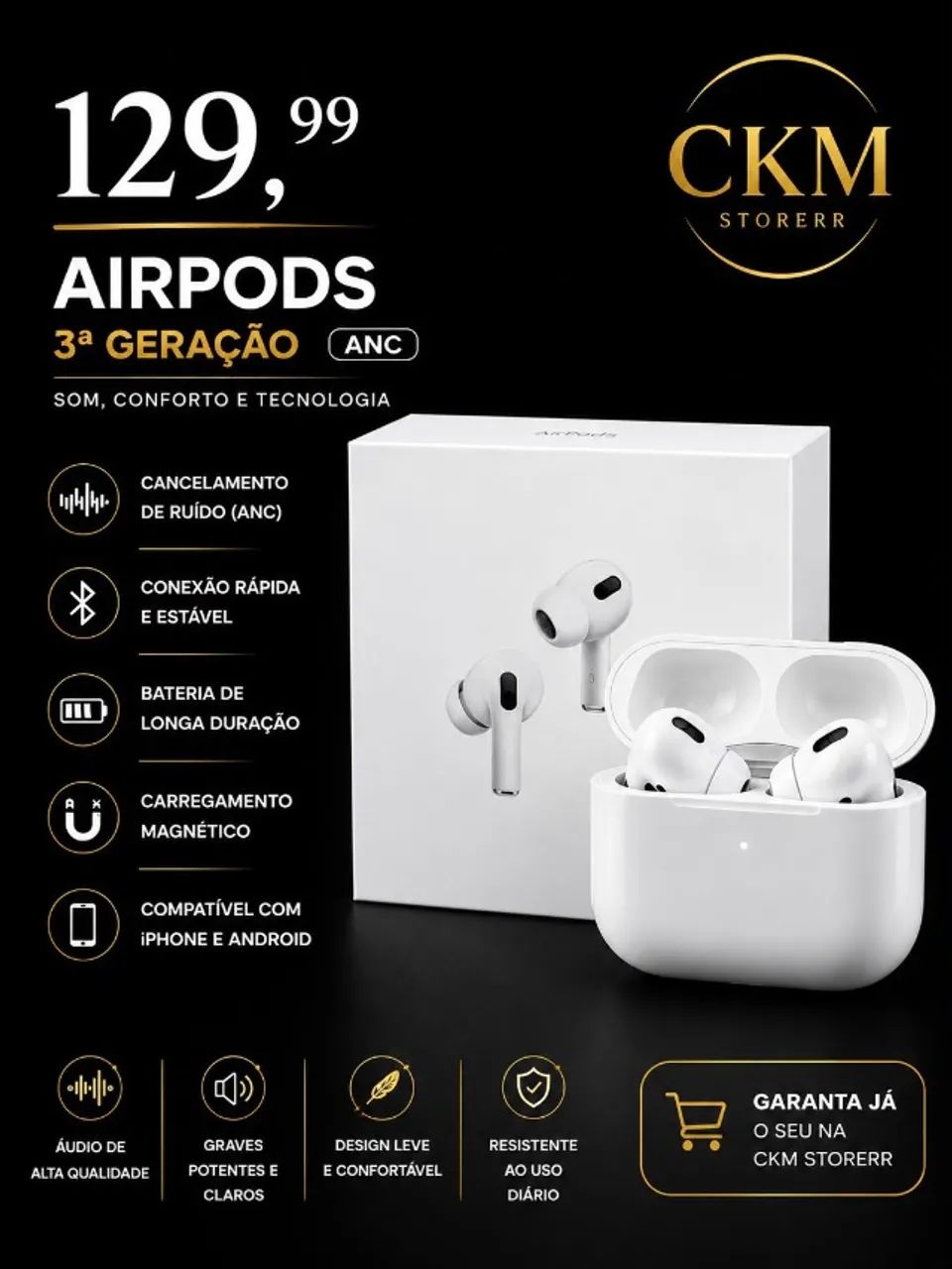 fone de ouvido