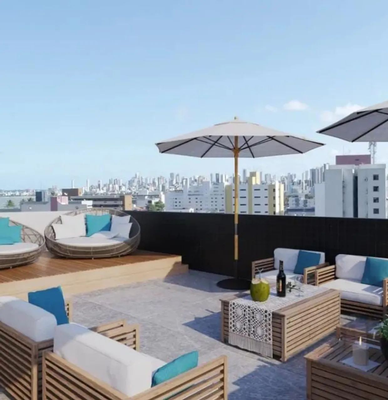 Apartamento moderno a 200m da praia, com 2 quartos, lazer completo e rooftop com piscina e - Foto 4