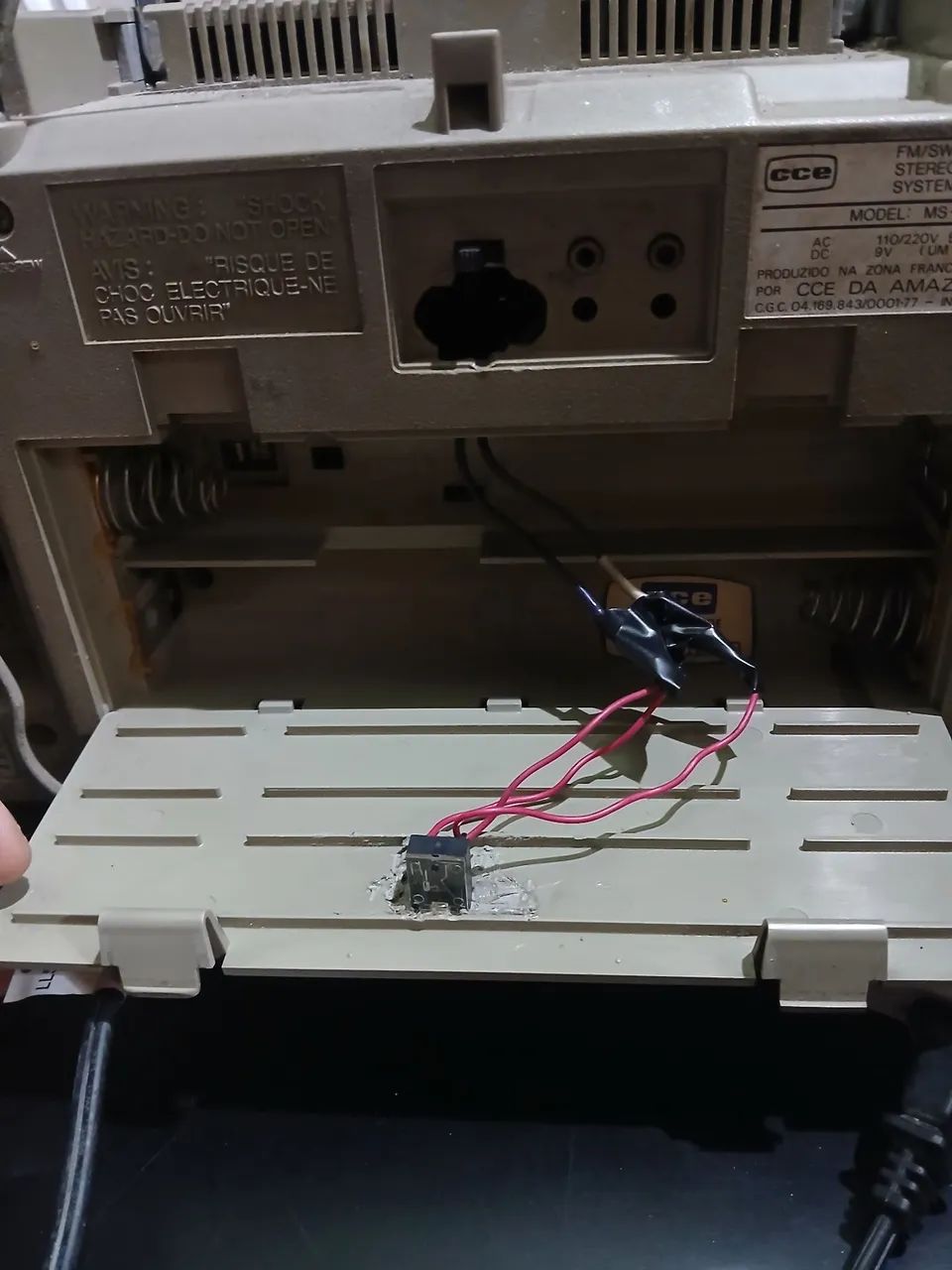 Micro sistem CCE antigo funcionando  - Foto 5