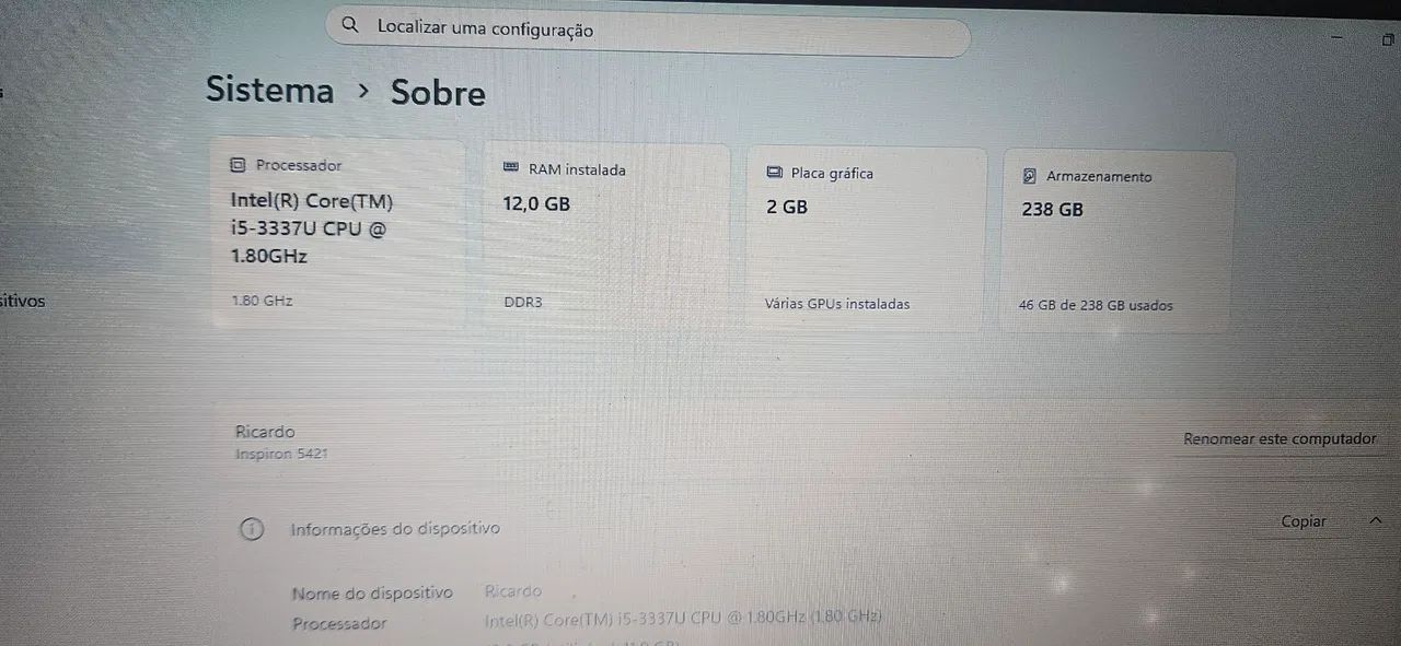 Notebook Dell Inspiron 5421 - Foto 3