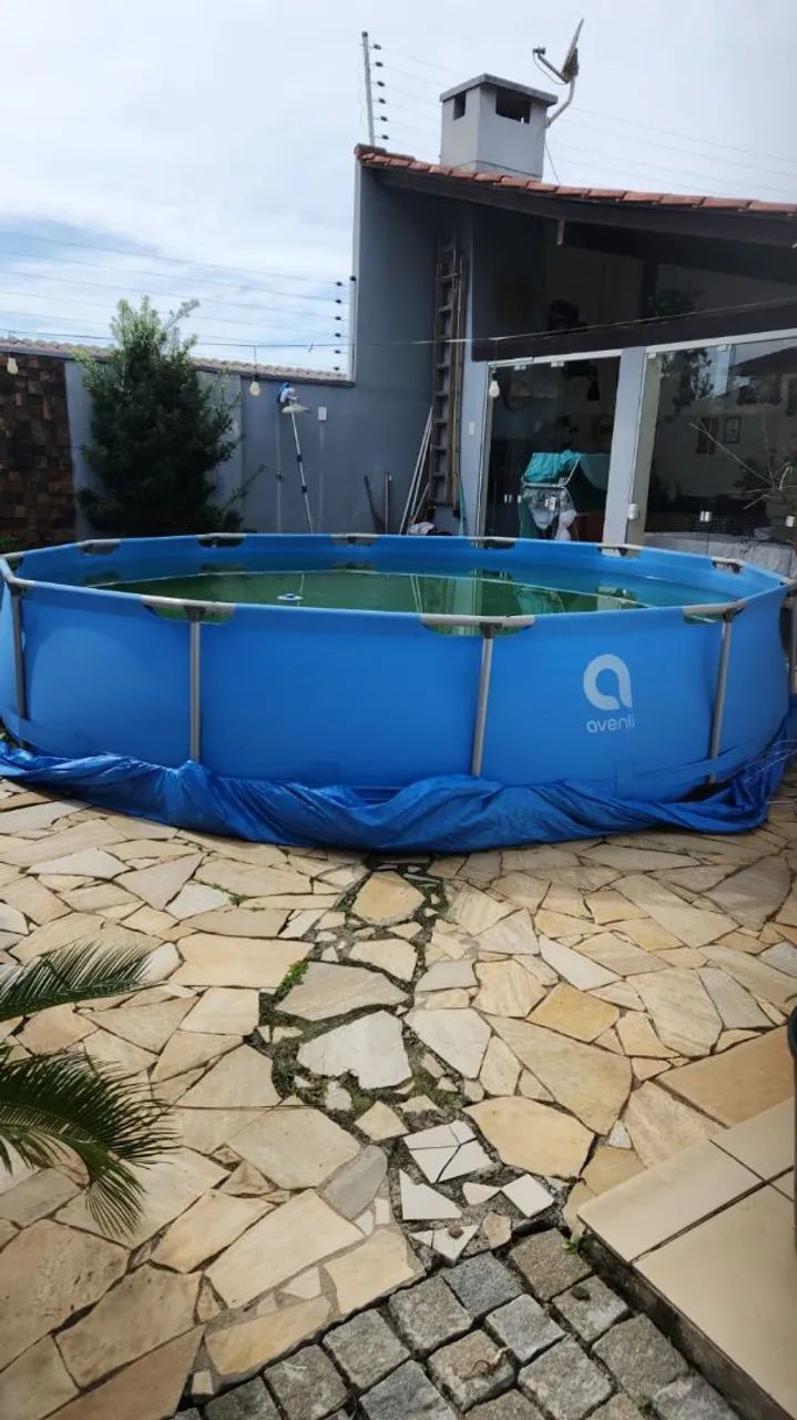 Piscina 9500L com motor - Foto 5