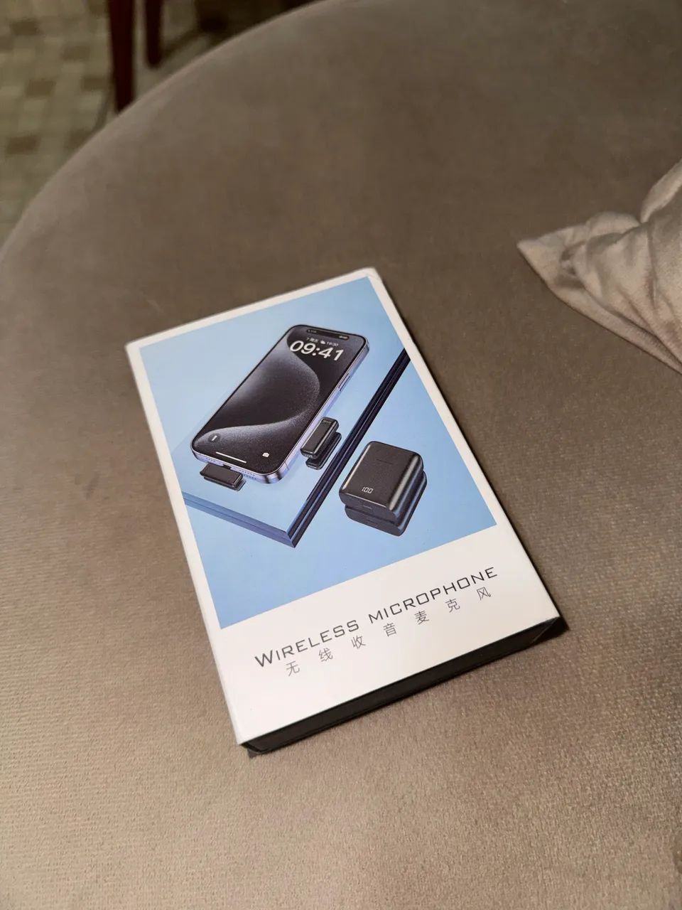 Microfone de lapela com estojo de carregamento, cancelamento de ruído sem fio - Foto 2