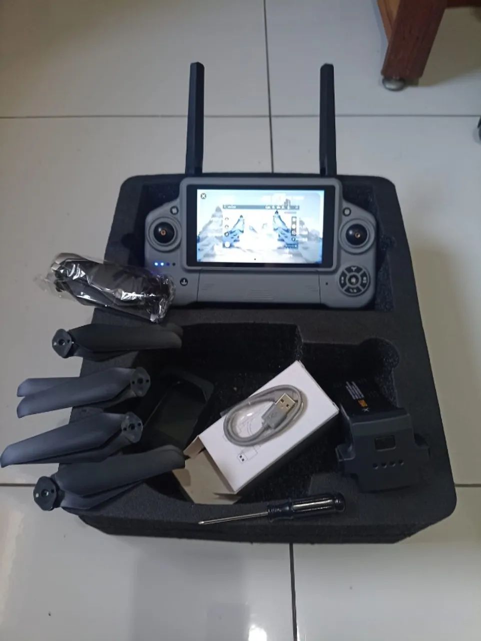 Kit Original Drone Gn-514 Gps  Sem Drone (Usado)