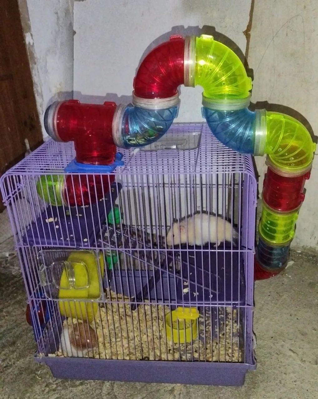 Gaiola para hamster ou roedores de 3 andares  - Foto 2
