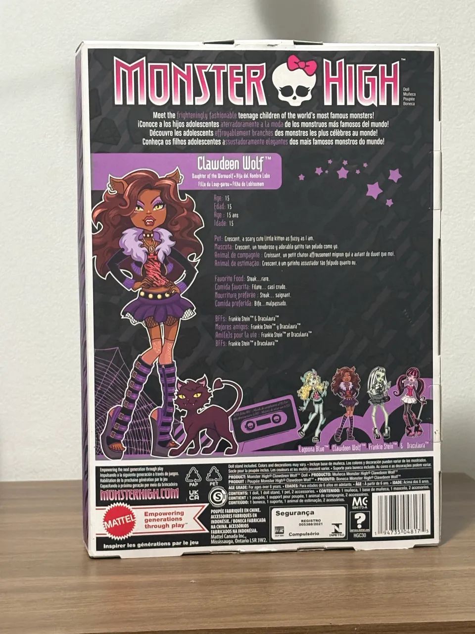 Boneca Monster High Clawdeen Wolf Crepproduction 2024 - Foto 2