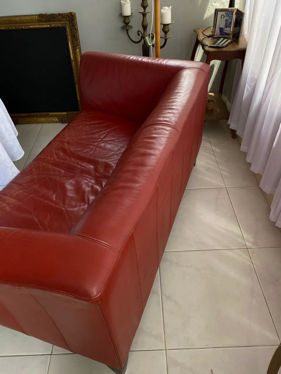 Sofá de couro legítimo  - Foto 2