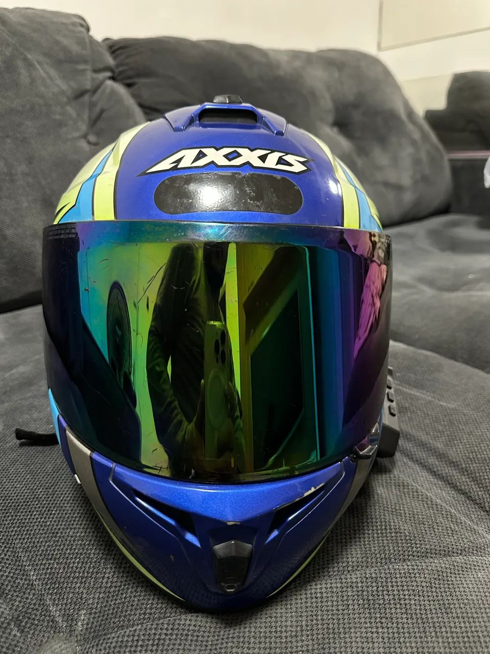 Capacete axxis 60, com intercomunicador  - Foto 2
